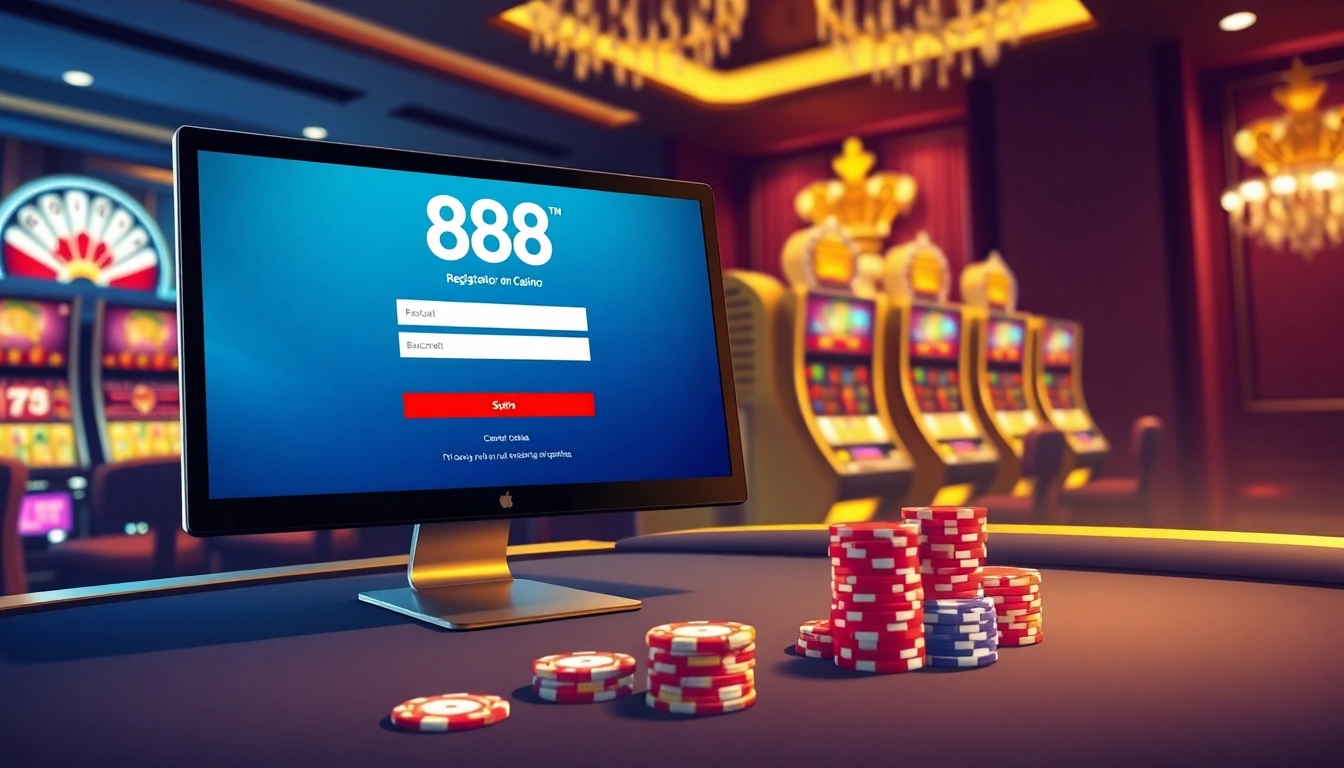 Engage with 888b đăng nhập on an elegant casino interface featuring vibrant games.