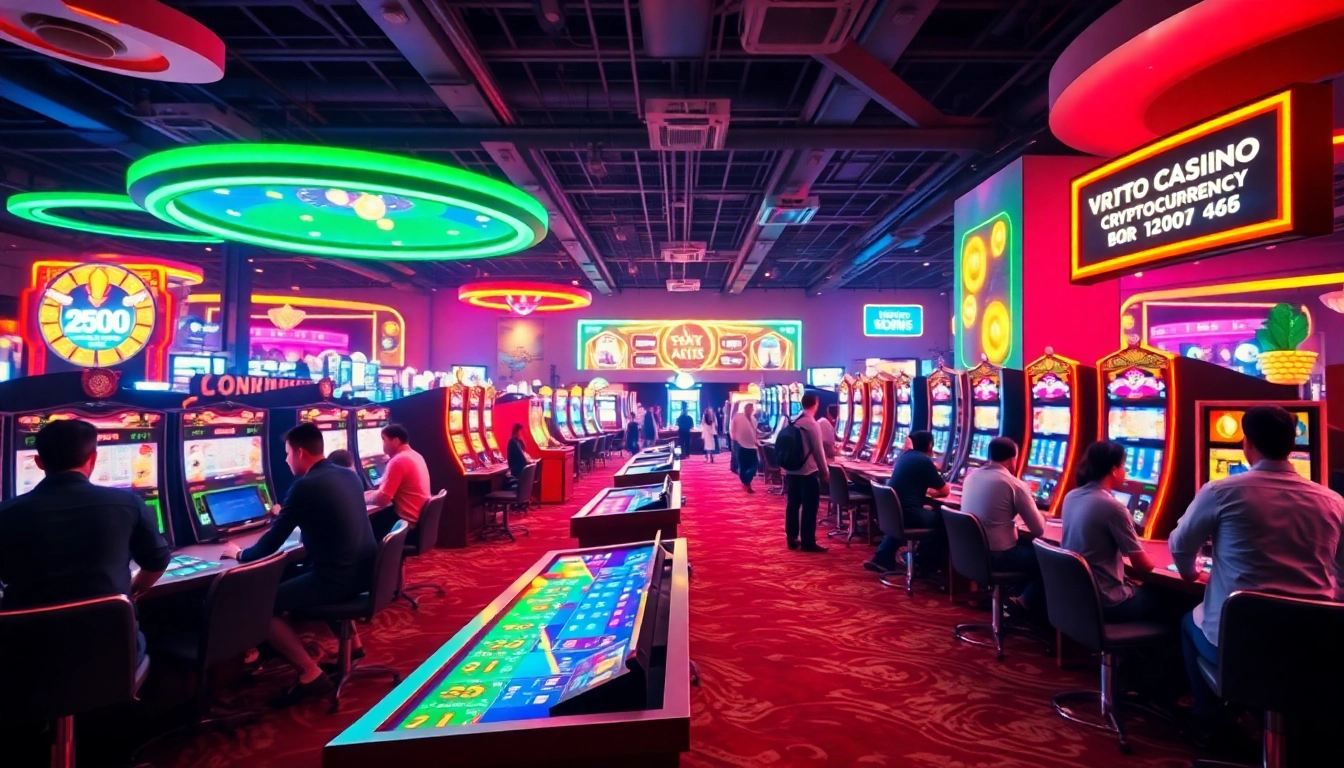 Expérience immersive dans le meilleur casino crypto avec des jeux dynamiques et des joueurs enthousiastes.