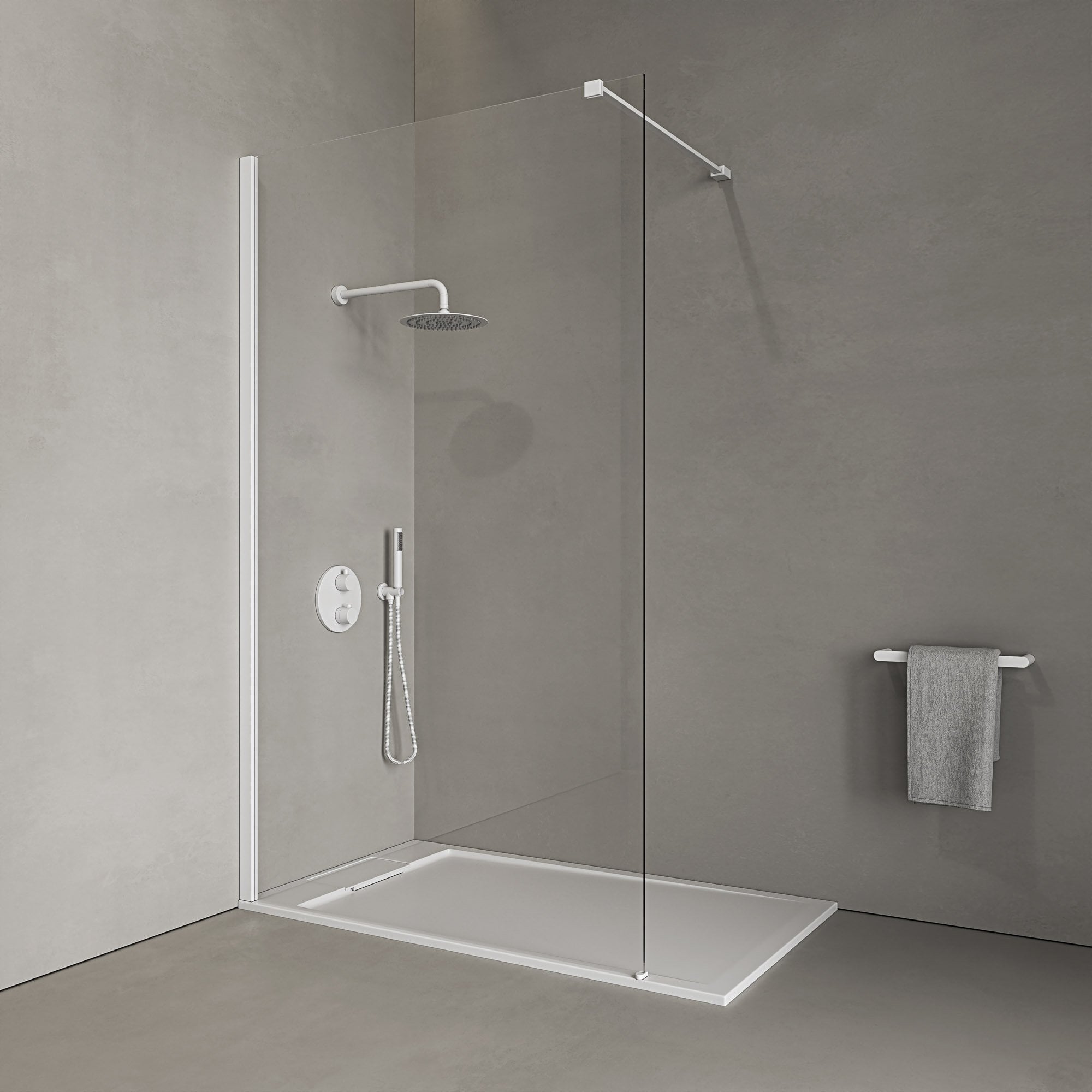 Paroi de douche italienne Sirhona : un design épuré pour votre salle de bain